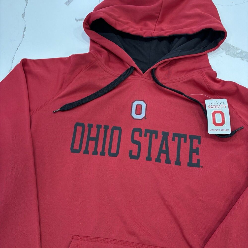 Ohio State Hoodie Womens Size XL College Football Red Pullover Sweatshirt NWT - Picture 2 of 7